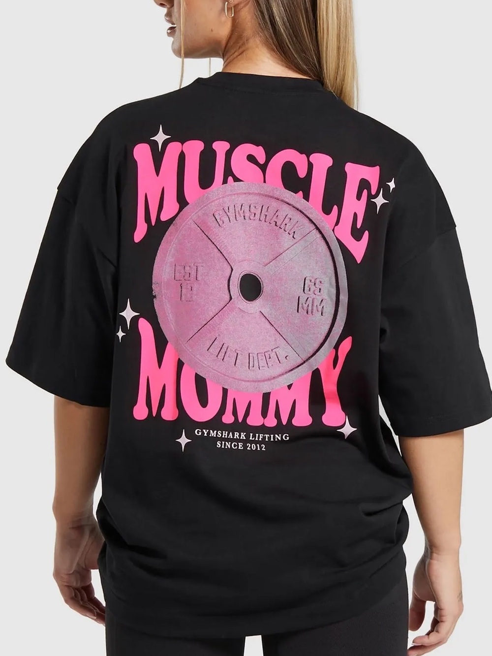 Gymshark muscle mommy graphic T-shirt